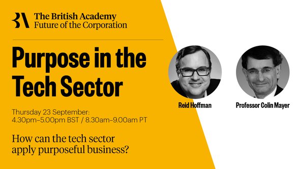 How can the tech sector apply purposeful business?