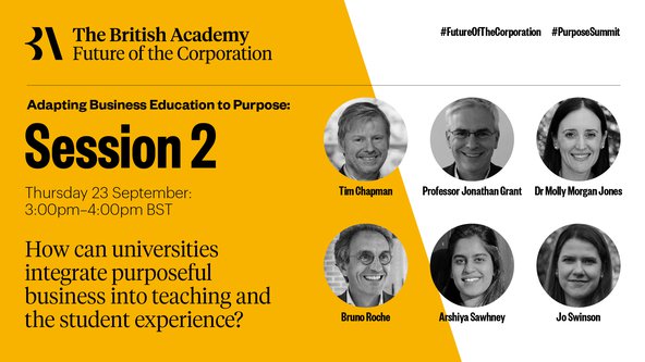 How can universities integrate purposeful business into teaching and the student experience?