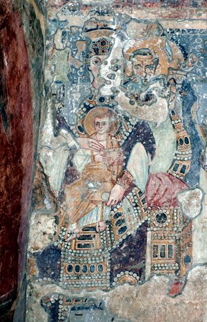 Fresco at S Maria Antiqua, Rome (BAR 30, Smith)