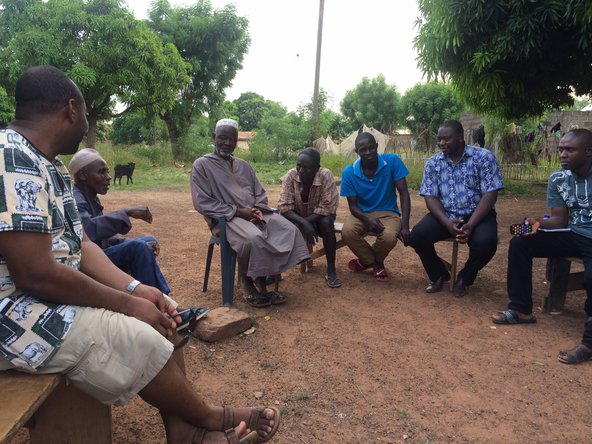 Meeting with local leaders in Tamale