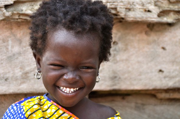 Preschool child from Ghana